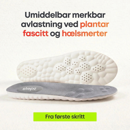 Avlastningssåler mot hælsmerter og plantar fasciitt