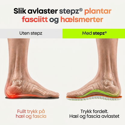 Avlastningssåler mot hælsmerter og plantar fasciitt