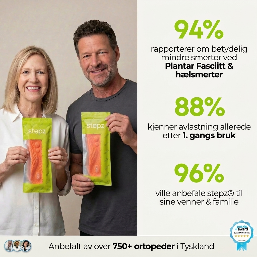 Avlastningssåler mot hælsmerter og plantar fasciitt