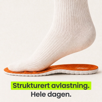 Avlastningssåler mot hælsmerter og plantar fasciitt